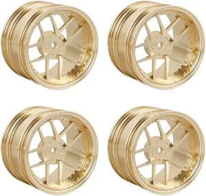 KYX Racing Aluminum 12mm Hex Wheel Rims 54mm*35mm Upgrades Parts Accessories for 1/10 RC Crawler Car RC Truck On Road Touring Drift Car