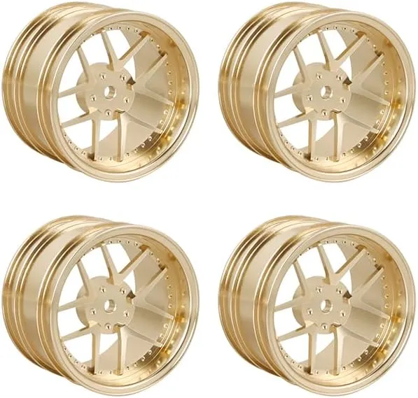 KYX Racing Aluminum 12mm Hex Wheel Rims 54mm*35mm Upgrades Parts Accessories for 1/10 RC Crawler Car RC Truck On Road Touring Drift Car