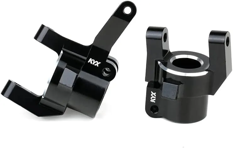 KYX Racing Aluminum Alloy Front Axle C Hubs Set Upgrades Parts Accessories for 1/6 RC Crawler Car Axial SCX6 AXI05000