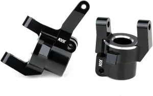 KYX Racing Aluminum Alloy Front Axle C Hubs Set Upgrades Parts Accessories for 1/6 RC Crawler Car Axial SCX6 AXI05000