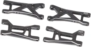 KYX Racing Aluminum Front Rear Suspension Arm Set Upgrades Parts Accessories for 1/24 RC Crawler Car LOSI Micro-B Buggy