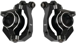 KYX Racing Aluminum Front Spindle with Spindle Carrier Upgrades Parts Accessories for 1/10 RC Crawler Car LOSI Lasernut U4 4WD