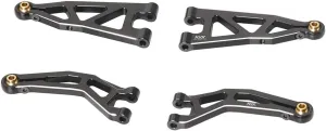 KYX Racing Aluminum Front Suspension Arm Set Upgrades Parts Accessories for 1/18 RC Car ARRMA Grom Mega
