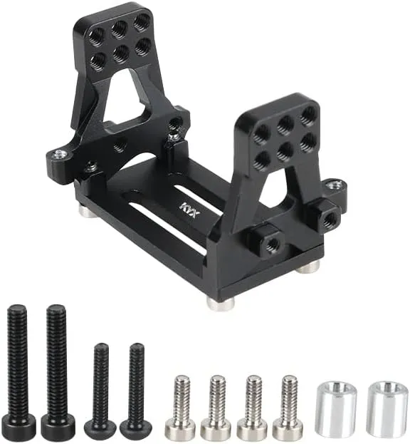 KYX Racing Aluminum Rear Shock Towers Suspension Bracket Shock Absorber Bracket for 1/18 RC Crawler Car Traxxas TRX4M