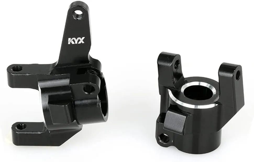 KYX Racing CNC Machined Aluminum C Hubs Set Upgrades Parts Accessories for 1/10 RC Crawler Car Axial SCX10 III Early Bronco