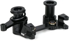 KYX Racing Steering Bellcrank Set Features Bellcrank, Servo Saver Spring, Spring Retainer, Drag Link Upgrades Parts Accessories for RC Crawler Car Traxxas 1/10 Drag Slash 1967 C10