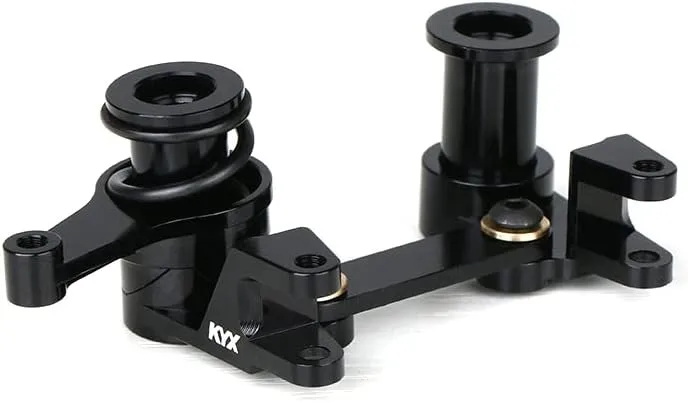 KYX Racing Steering Bellcrank Set Features Bellcrank, Servo Saver Spring, Spring Retainer, Drag Link Upgrades Parts Accessories for RC Crawler Car Traxxas 1/10 Drag Slash 1967 C10