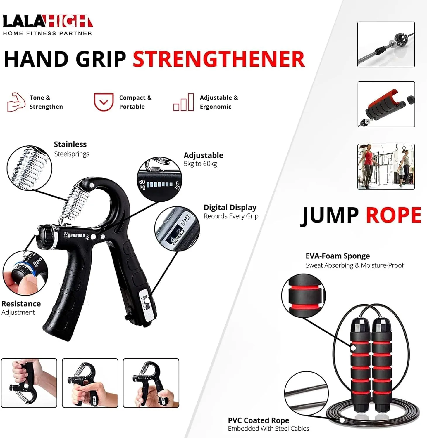 LALAHIGH 25-in-1 4rd Generation Push Up Board - Multi-Functional Foldable Gym System with Resistance Bands, Pilates Bar & Pulleys, Portable Workout Equipment for Men & Women, Chest/Back/Abs Training