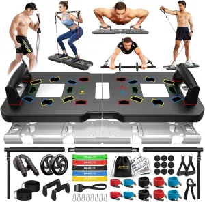 Lalahigh Premium Aluminum Alloy Push Up Board, Home Workout Equipment, Multifunctional Home Fitness,Ideal for Comprehensive Strength Training and Home Workouts