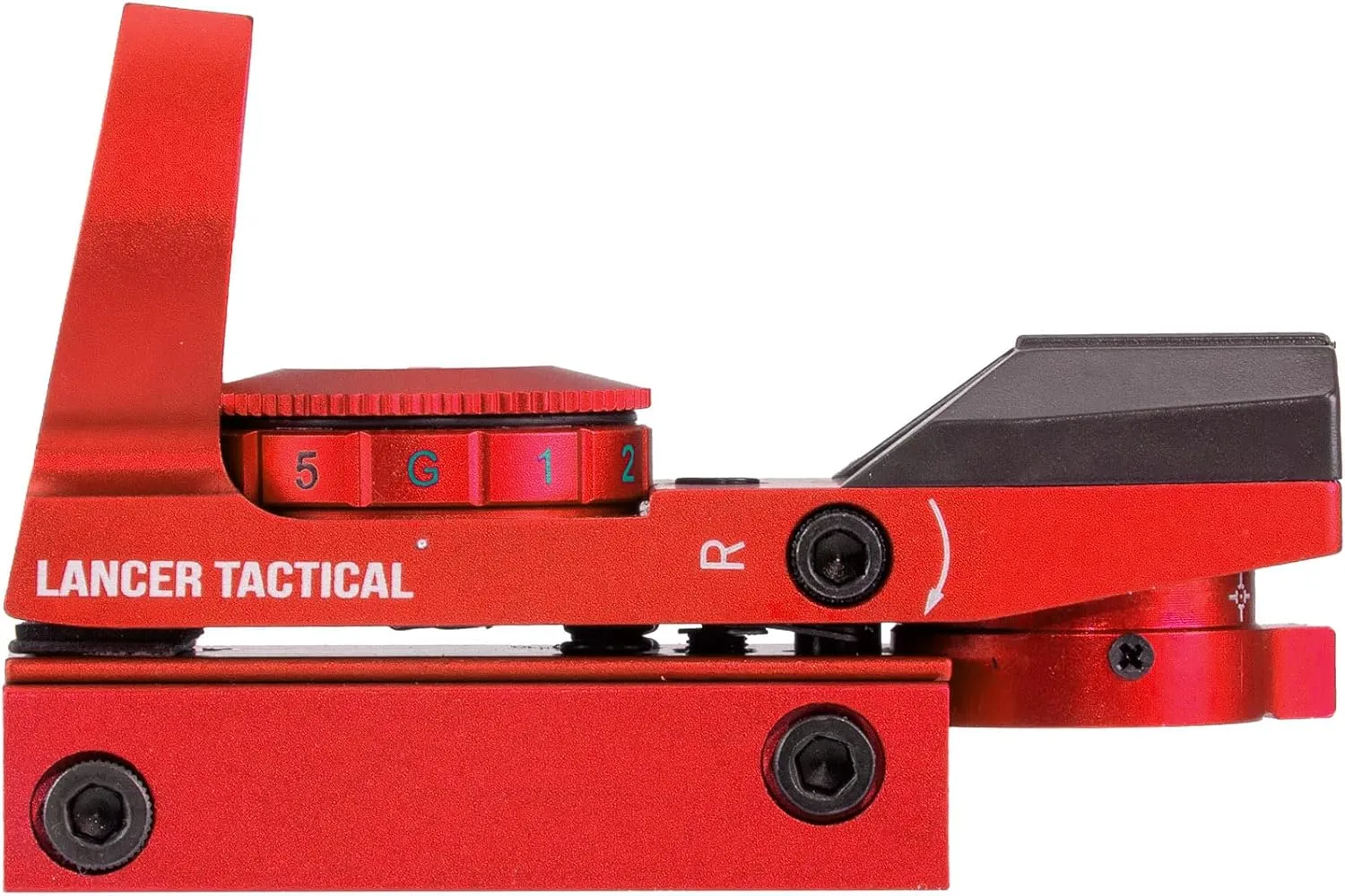 Lancer Tactical Multi Reticle Full Metal Red & Green Dot Open Tubeless Reflex Airsoft Scope Sight