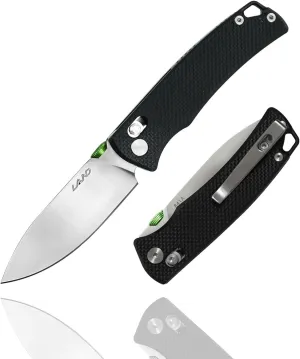 LAND Pocket Folding Knives, Ambidextrous lock, vg10 Blade, G10 Handle,Pocket Clip for EDC, Survival, Outdoor Uses 841/842 (841A)