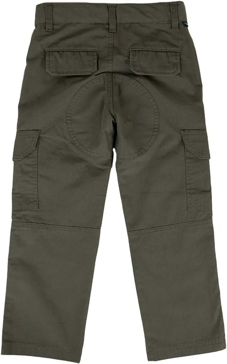 LAPG Kid's Rip-Stop Cargo Pants, Youth Tactical Outdoor Pants, Durable Children's Hiking, Camping, Adventure Pants