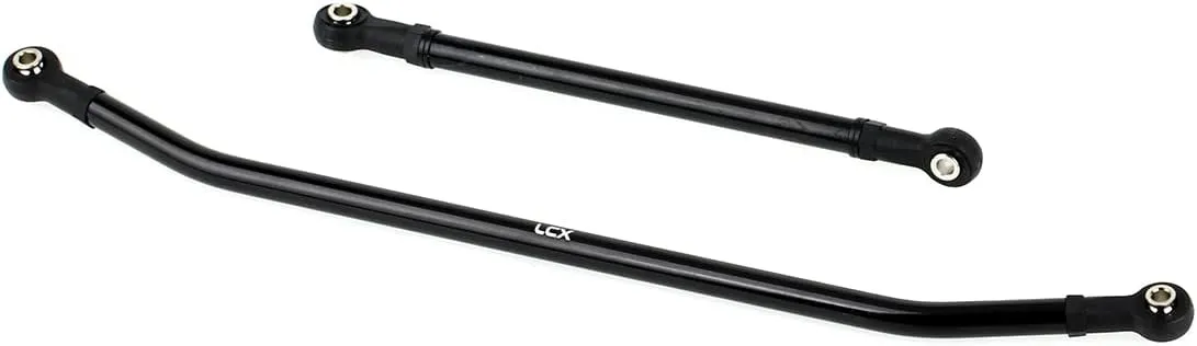 LCX Racing 1/10th RC Crawler Car Aluminum AR60 OCP Front Axle Steering Link for Axial Wraith RR10 SMT10 AX10, Upgrades Parts Accessories (Black)