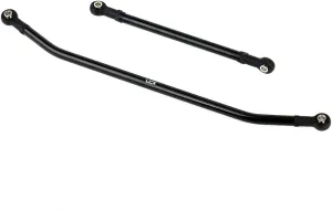 LCX Racing 1/10th RC Crawler Car Aluminum AR60 OCP Front Axle Steering Link for Axial Wraith RR10 SMT10 AX10, Upgrades Parts Accessories (Black)
