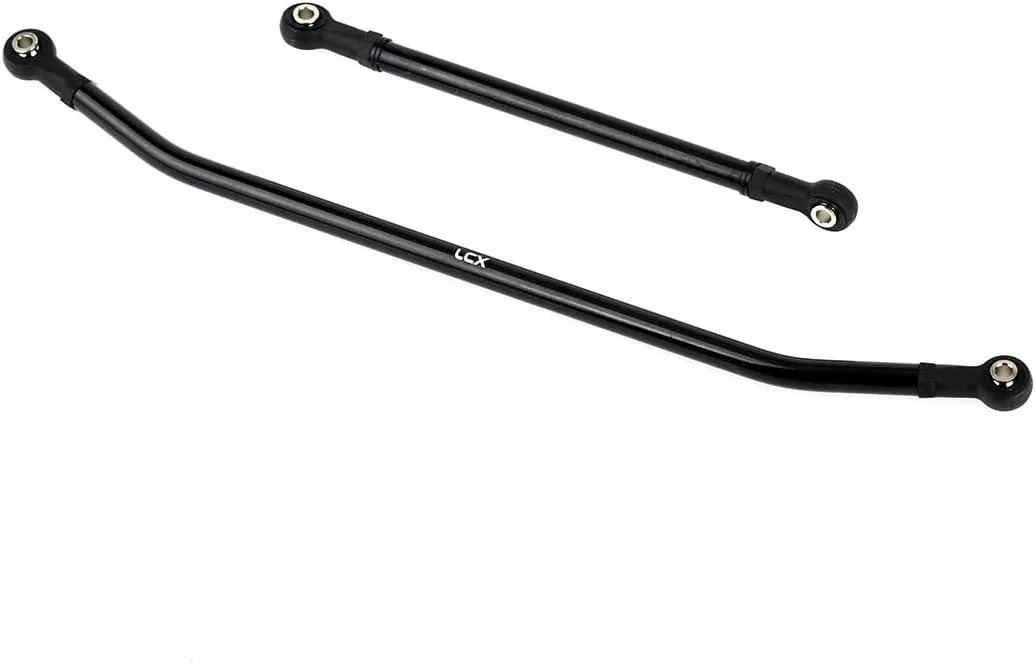 LCX Racing 1/10th RC Crawler Car Aluminum AR60 OCP Front Axle Steering Link for Axial Wraith RR10 SMT10 AX10, Upgrades Parts Accessories (Black)