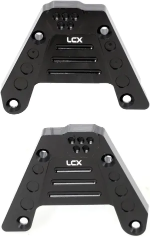 LCX Racing 1/10th RC Crawler Car Aluminum Rear Shock Tower Mount Shock Hoop set Shock Absorbers Bracket for Axial SCX10 III SCX10.3 AXI03007, Upgrades Parts Accessories