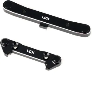LCX Racing 1/10th RC Crawler Car CNC Aluminum Front Rear Pin Mount Cover Set for Losi Lasernut U4 4X4, Upgrades Parts Accessories