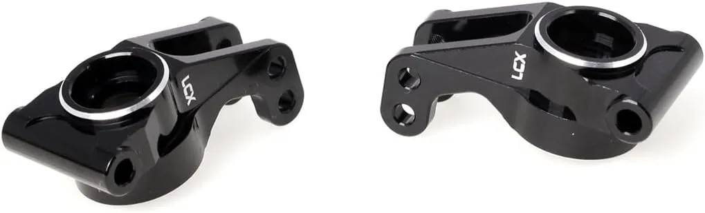 LCX Racing 1/10th RC Crawler Car CNC Aluminum Suspension Rear Hubs Set for Losi Lasernut U4 4X4, Upgrades Parts Accessories