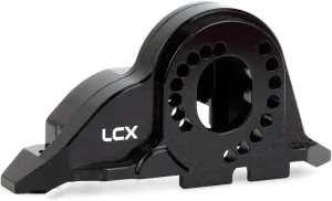 LCX Racing 1/10th RC Crawler Car CNC Machined Aluminum Motor Plate Motor Mount Upper Spur Gear Cover Transmission Case Housing for Traxxas TRX4 TRX6, Upgrades Parts Accessories