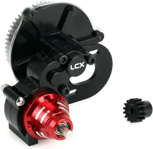 LCX Racing 1/10th RC Crawler Car CNC Machined Aluminum Transmission Complete Gearbox for Axial Wraith RR10 SMT10 AX10,Upgrades Parts Accessories