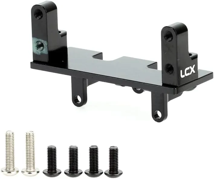 LCX Racing 1/18th RC Crawler Car Aluminum Servo Mount Linkage for Axial Capra UTB18 Unlimited Trail Buggy, Upgrades Parts Accessories