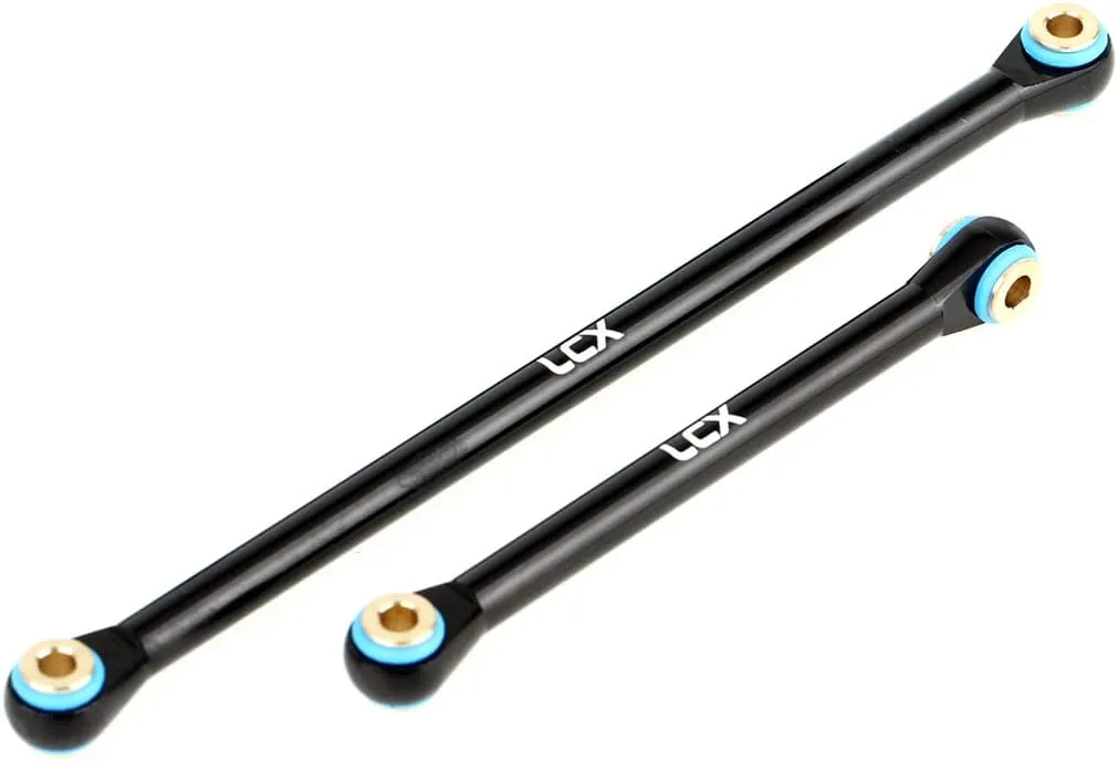 LCX Racing 1/18th RC Crawler Car Aluminum Steering Link Set for Axial Capra UTB18 Unlimited Trail Buggy, Upgrades Parts Accessories (Steering Link Set)