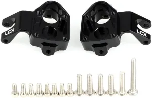 LCX Racing 1/18th RC Crawler Car Front Portal Axles Aluminum Steering Knuckle for Axial Capra UTB18 Unlimited Trail Buggy, Upgrades Parts Accessories (Steering Knuckle)