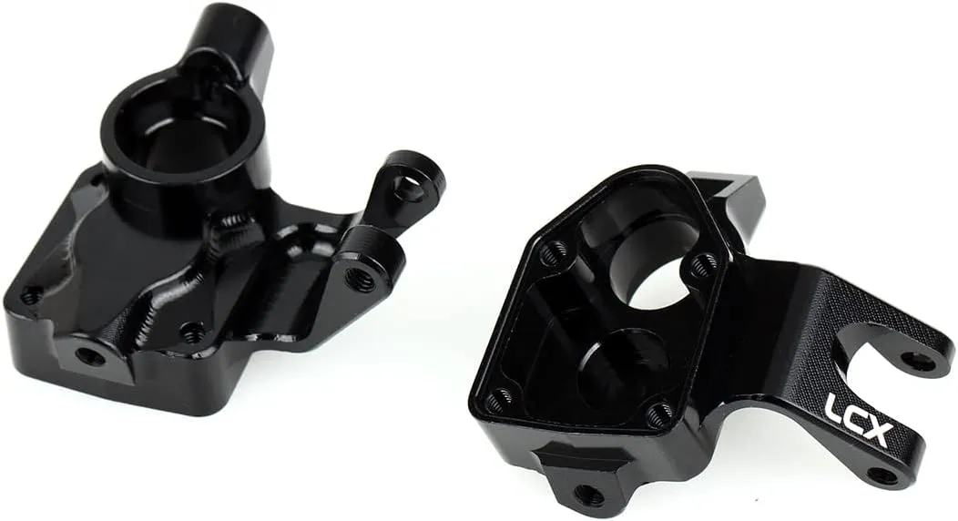 LCX Racing 1/18th RC Crawler Car Front Portal Axles Aluminum Steering Knuckle for Axial Capra UTB18 Unlimited Trail Buggy, Upgrades Parts Accessories (Steering Knuckle)