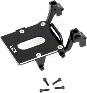 LCX Racing 1/24th RC Crawler Car Aluminum Receive Box Mount Receive Box Tray Front Shock Tower Shock Absorbers Bracket for Axial SCX24 AXI00005, Upgrades Parts Accessories