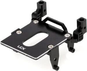 LCX Racing 1/24th RC Crawler Car Aluminum Receive Box Mount Receive Box Tray Front Shock Tower Shock Absorbers Bracket for Axial SCX24, Upgrades Parts Accessories