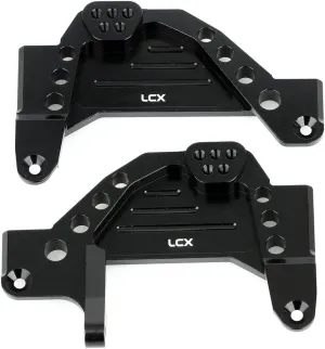 LCX Racing 1/6 RC Crawler Car Aluminum Front Shock Tower Mount Shock Hoop Set Shock Absorbers Bracket for Axial SCX6 AXI05000, Upgrades Parts Accessories (Front)