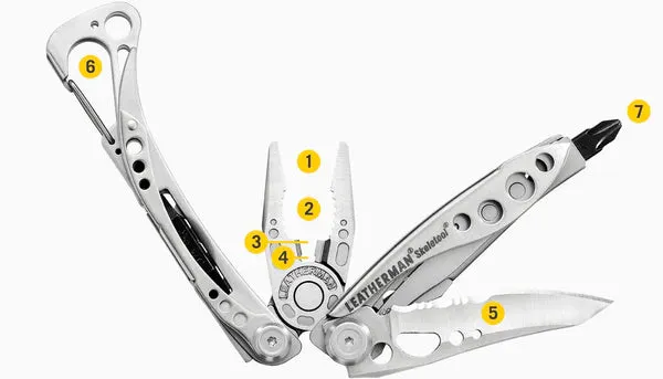 Leatherman 7 Tool Skeletool® Coyote Multi-Tool Tan