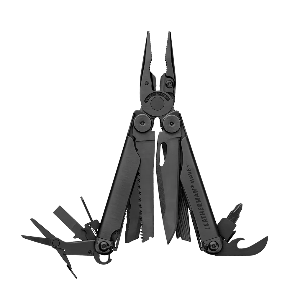 Leatherman Wave   Black with Black Nylon MOLLE Sheath