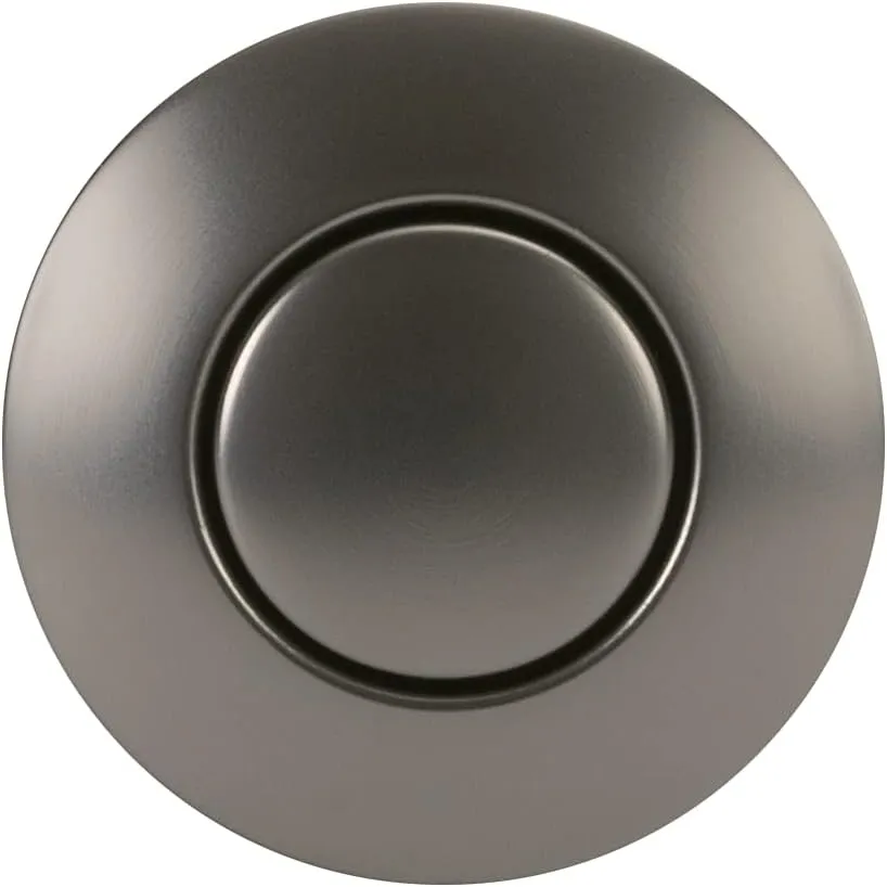 Lew Electric Push Button Garbage Disposal Air Switch and Controller (Black Stainless)
