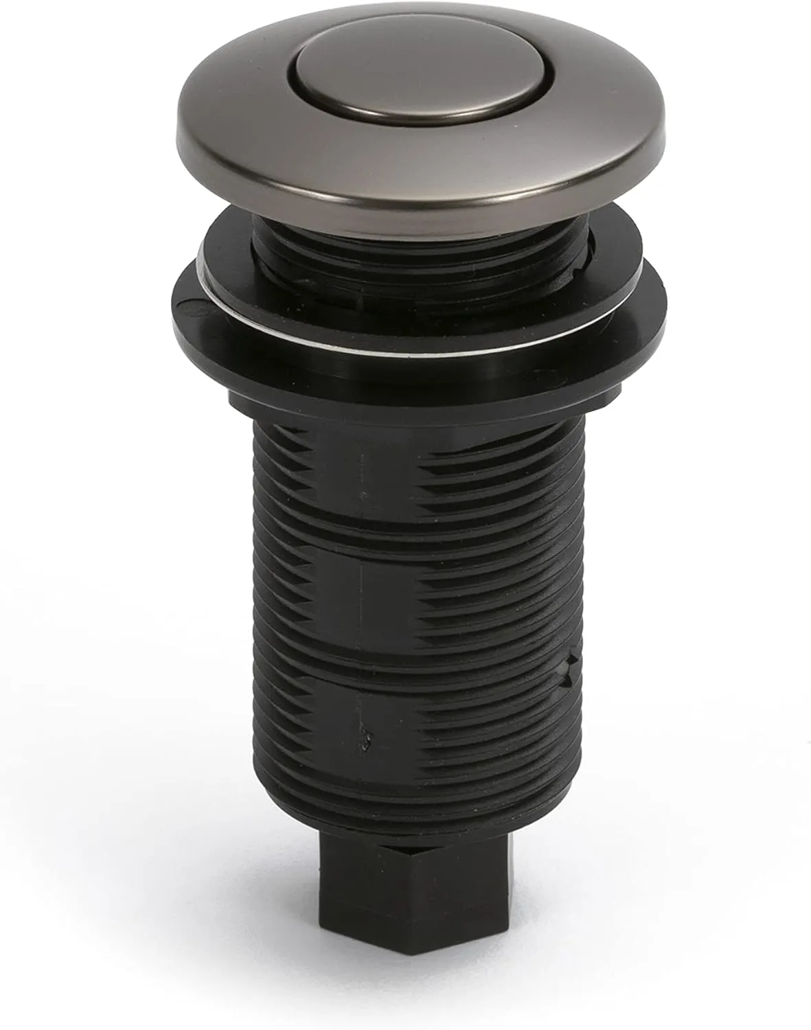 Lew Electric Push Button Garbage Disposal Air Switch and Controller (Black Stainless)