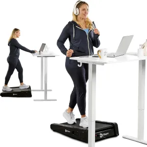 Lifepro Smallest Portable 30in Small Mini Walking Pad Treadmill Installation Free, Adjustable Incline, Under Desk Work Compact Treadmills for Home/Office - Max Load 220Lbs & Speed 3MPH