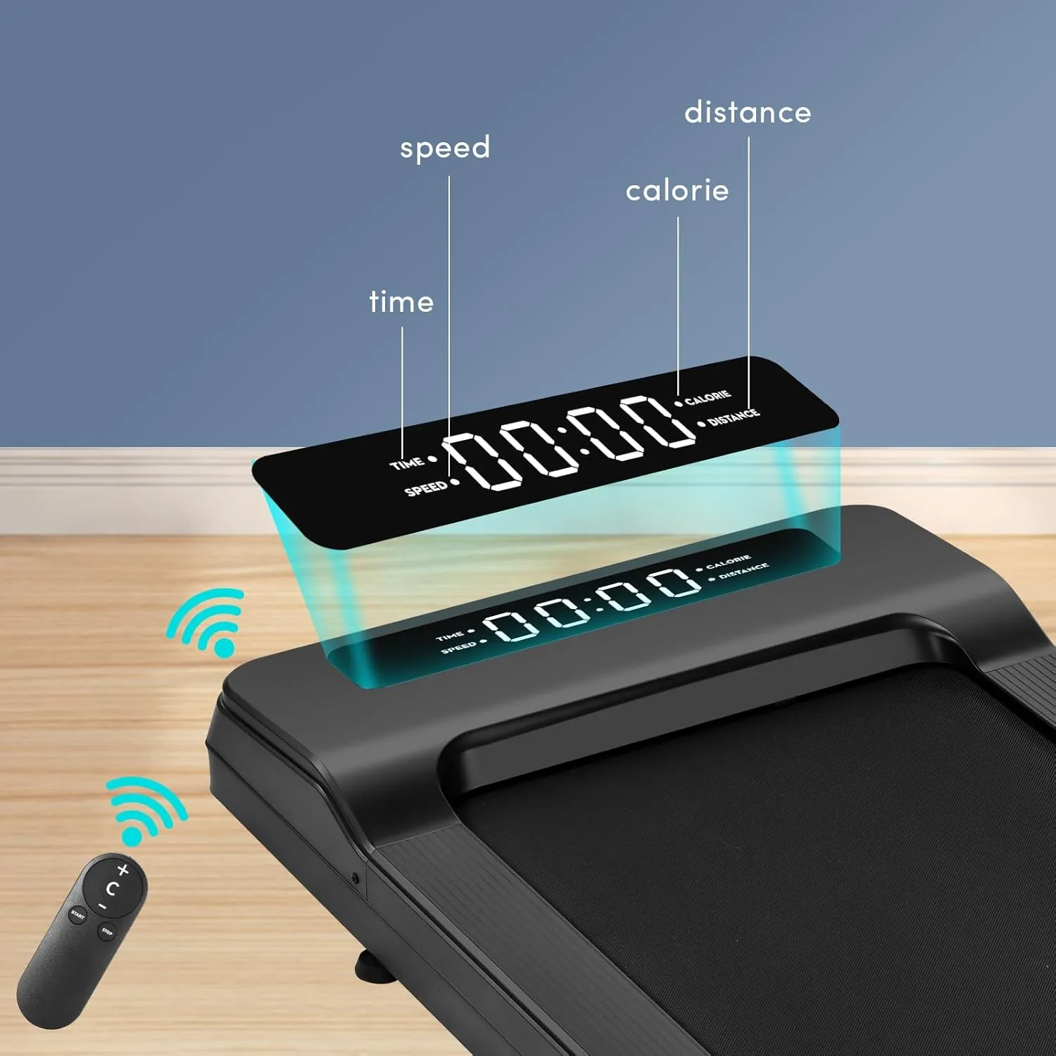 LifeSpan Fitness Under Desk Treadmill Ultra Quiet Walking Pad Treadmill at Home Office, 0.4 to 6mph, 400lbs Capacity