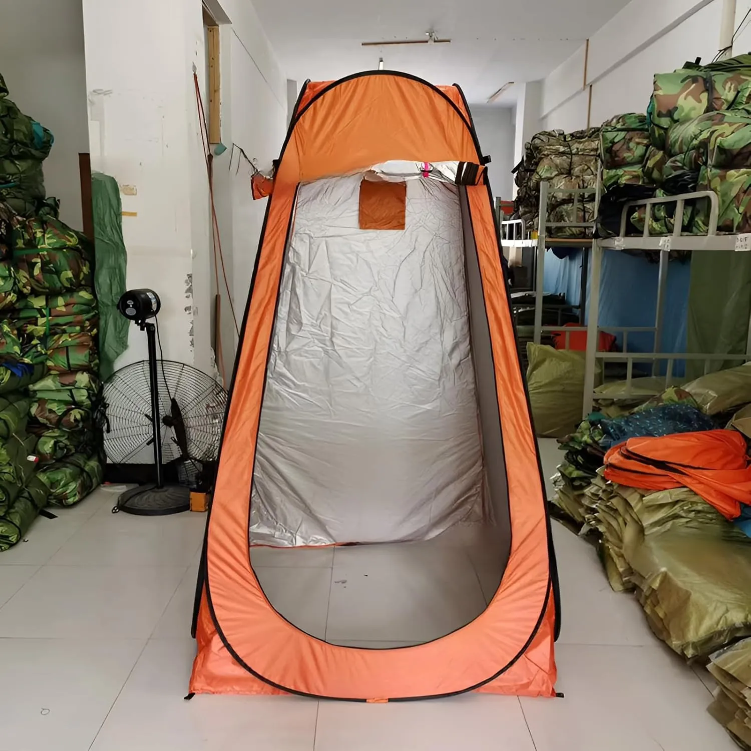 [lilaBelle]【-Season Privacy Shelter】 Thickened Portable Outdoor Tent with Iron Frame & Windproof Design, Instant Pop-Up Changing Room for Camping Beach Hiking, Includes 4 Stakes & Storage Bag