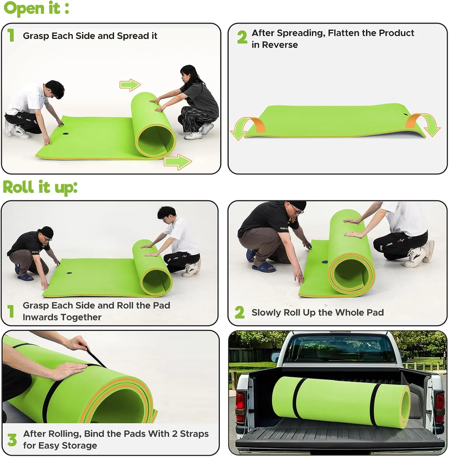 Lily Pad Floating Mat, 7'/8'/9'/13'/15.5' Floating Mat, 3-Layer Tear-Resistant XPE Foam Floating Water Mat for Water Recreation, Lake, Pool, River, Ocean, Boat, Suitable for Adults and Kids