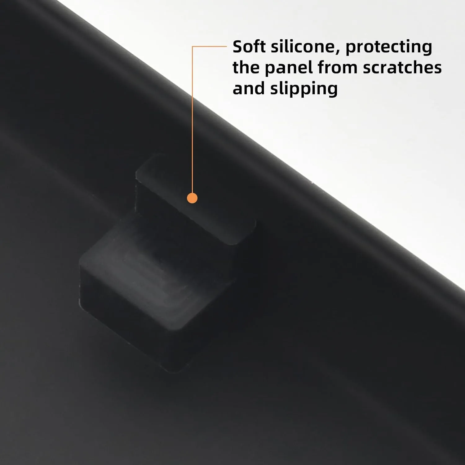 Linear Shower Drain with Tile Insert Panels, 24 Inch Black 304 Stainless Steel Rectangle Shower Floor Drain, with Hair Catcher, Adjustable Feet, Fits Bathroom, Balcony