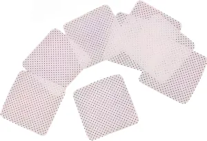 Lint Free Nail Polish Remover Pads – 50 Pink Non‑Woven Absorbent Nail Wipes for Gel & Acrylic – Lint‑Free Nail Prep Cloths for Polish, Lash & Glue Cleaning (White)