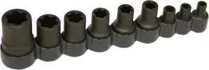 Lisle 83100 External Torx Plus Socket Set, 9pc