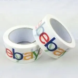Logo Brand BOPP Packing Shipping Tape 2" x 75 Yard x 2Mil (Pack of 2)