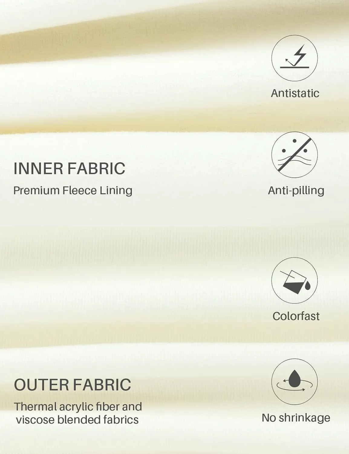 Long Johns for Men Thermal Underwear Soft Fleece Lined Base Layer Set Thermal Top Bottom Pajama Set for Cold Weather