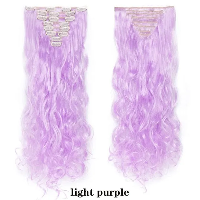 Long Synthetic Heat Resistant Hair Extension