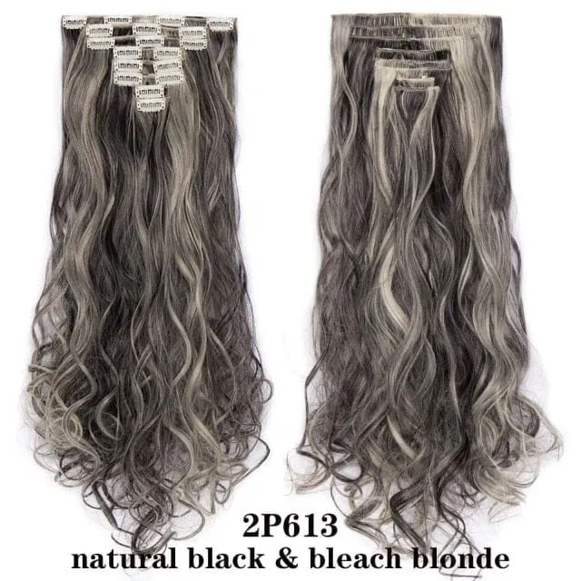 Long Synthetic Heat Resistant Hair Extension