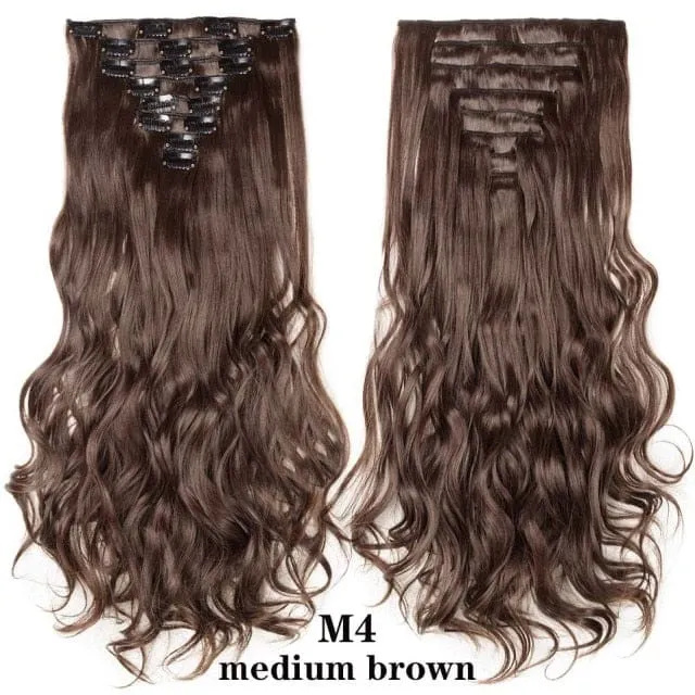 Long Synthetic Heat Resistant Hair Extension