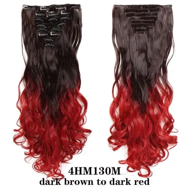 Long Synthetic Heat Resistant Hair Extension