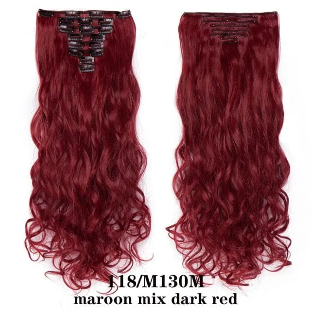 Long Synthetic Heat Resistant Hair Extension