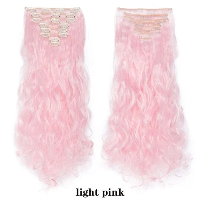 Long Synthetic Heat Resistant Hair Extension